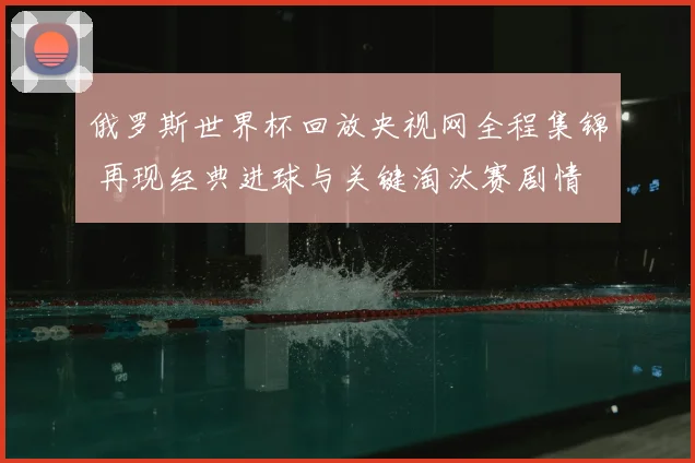 俄罗斯世界杯回放央视网全程集锦 再现经典进球与关键淘汰赛剧情